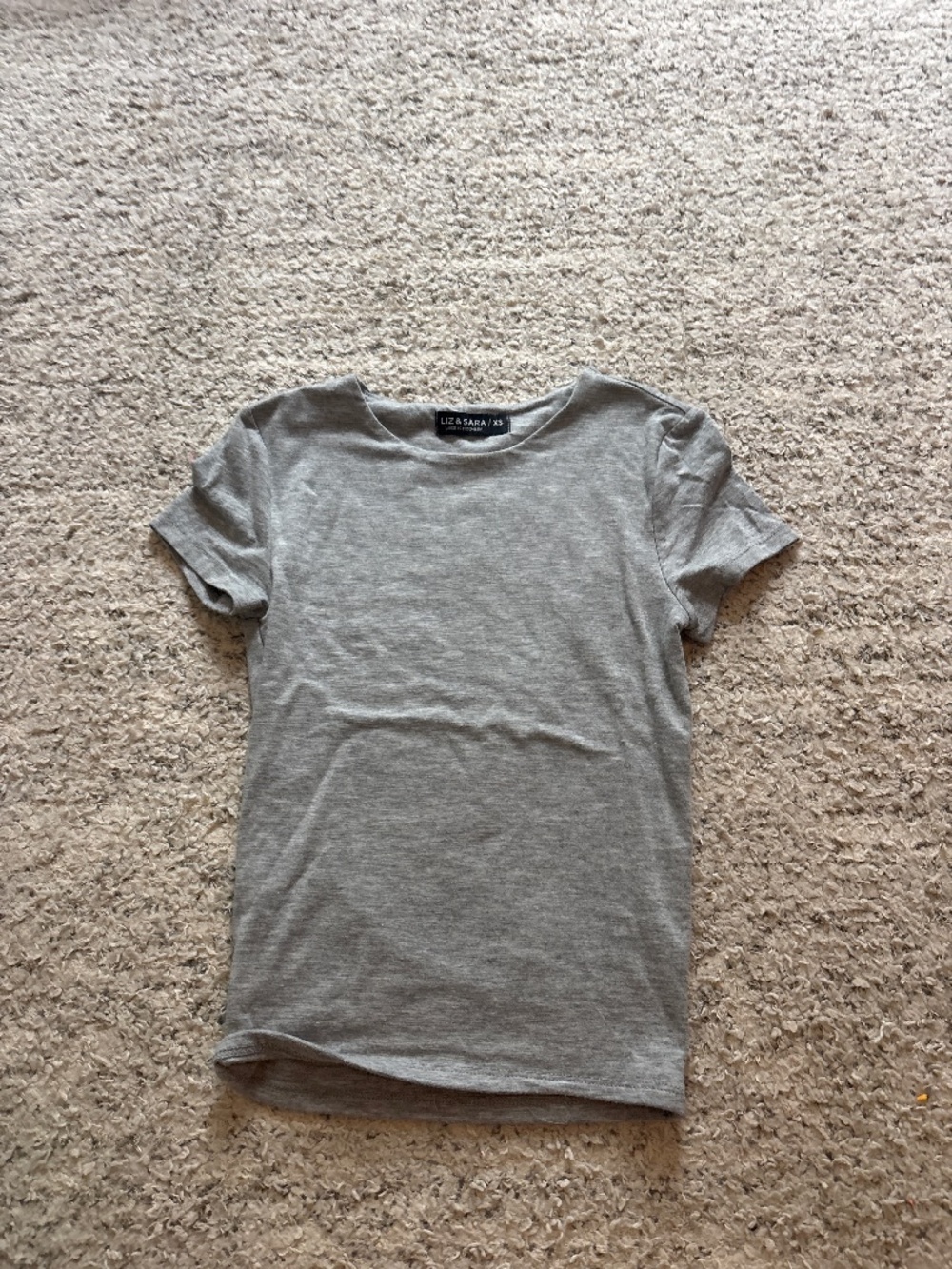 Gray baby tee